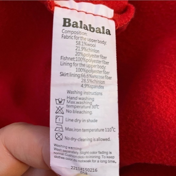 BALABALA Wool Blend Sleeveless Dress - Picture 3 of 10